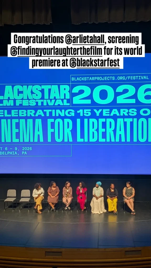 Arelita attending the 2026 BlackStar Film Festival