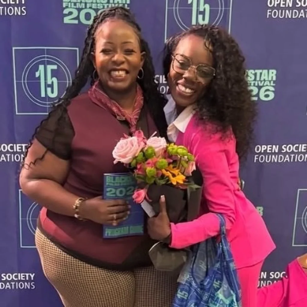 Arelita attending an event at the BlackStar Film Festival