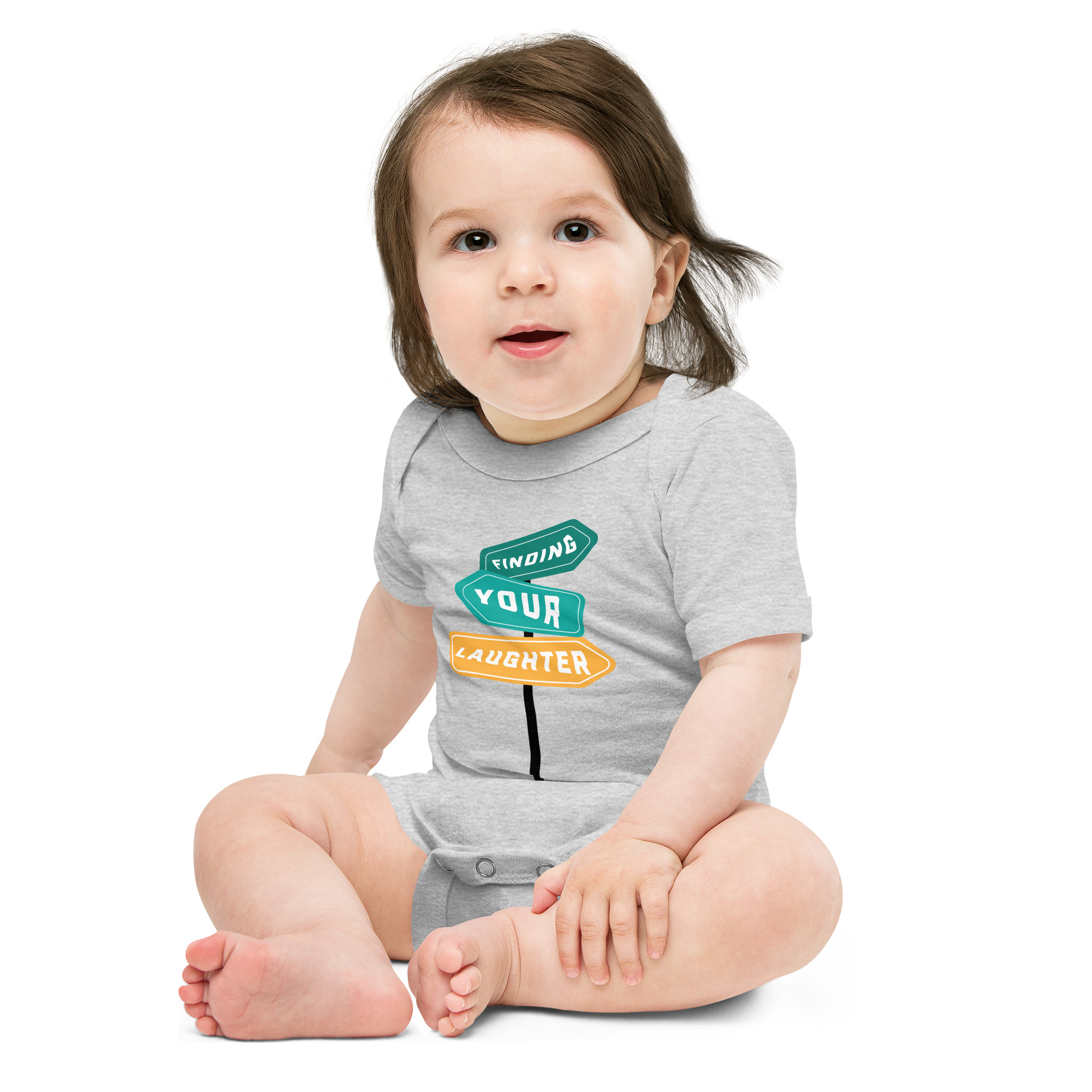 Finding Your Laughter Baby short sleeve one piece - Image 11