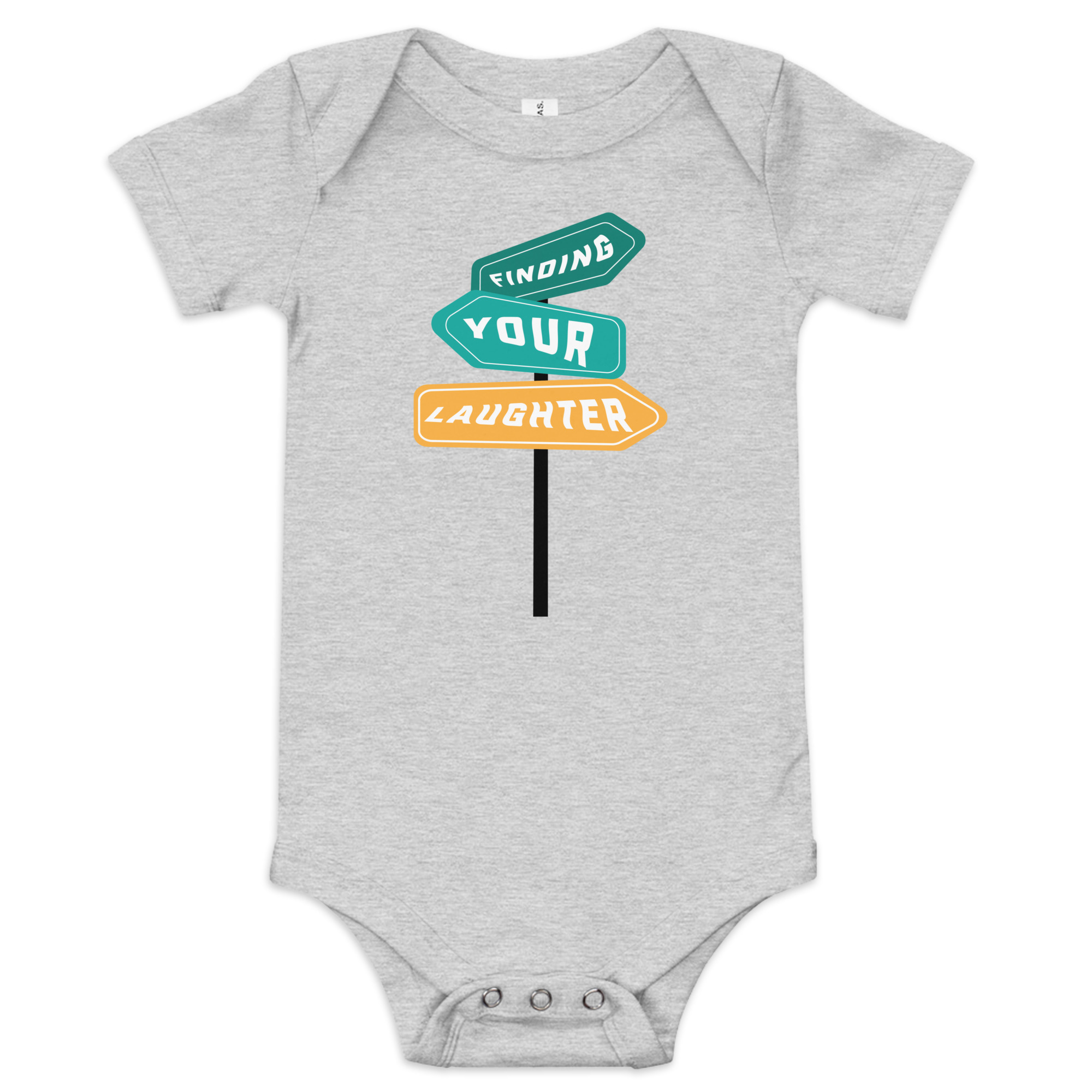 Finding Your Laughter Baby short sleeve one piece - Image 4