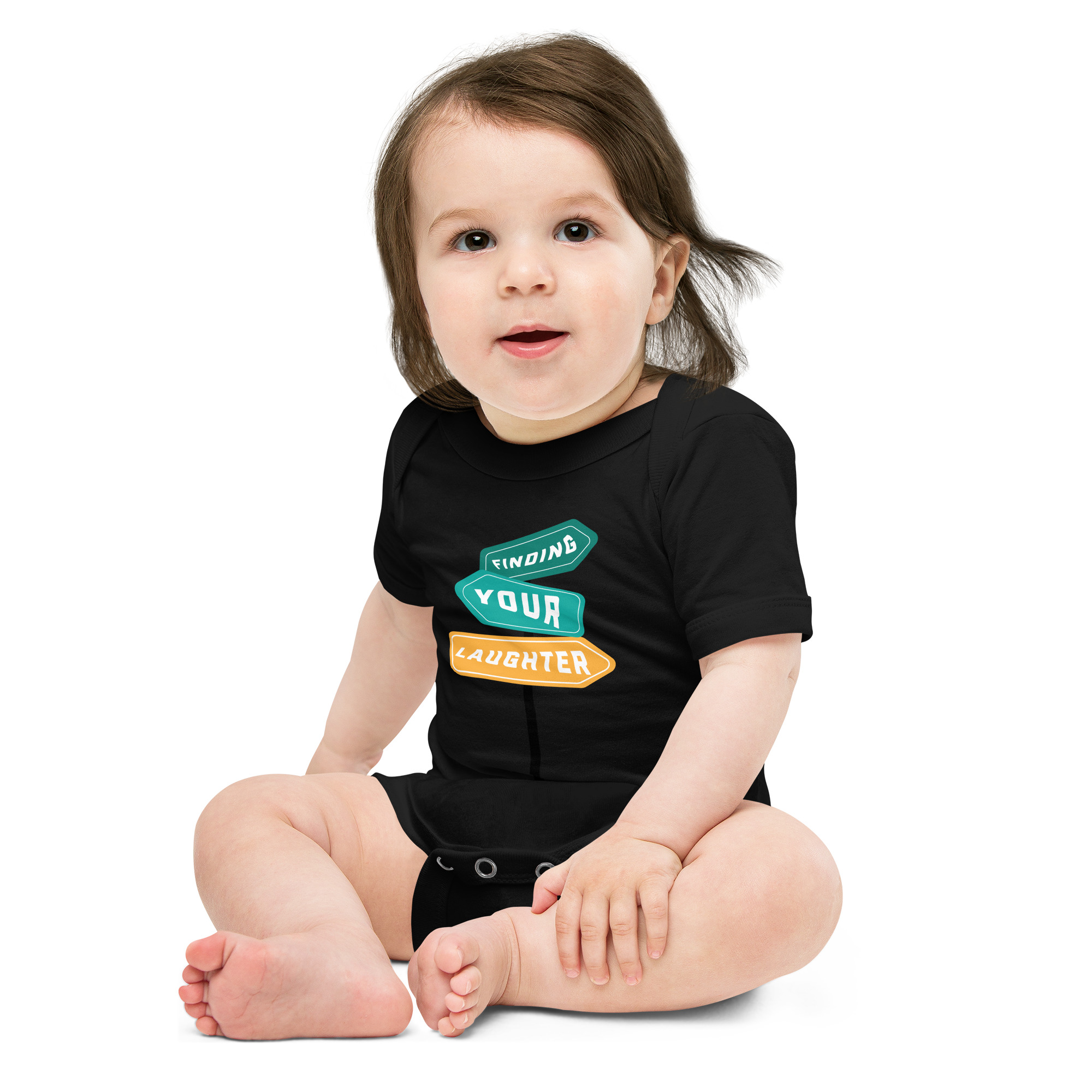 Finding Your Laughter Baby short sleeve one piece - Image 8