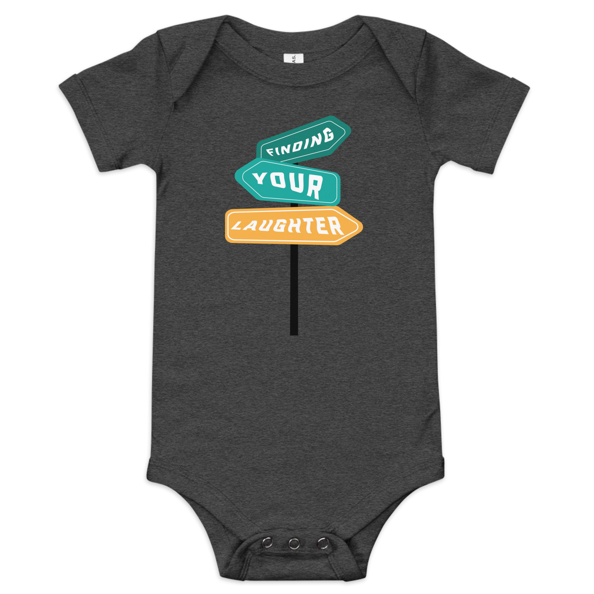 Finding Your Laughter Baby short sleeve one piece - Image 2