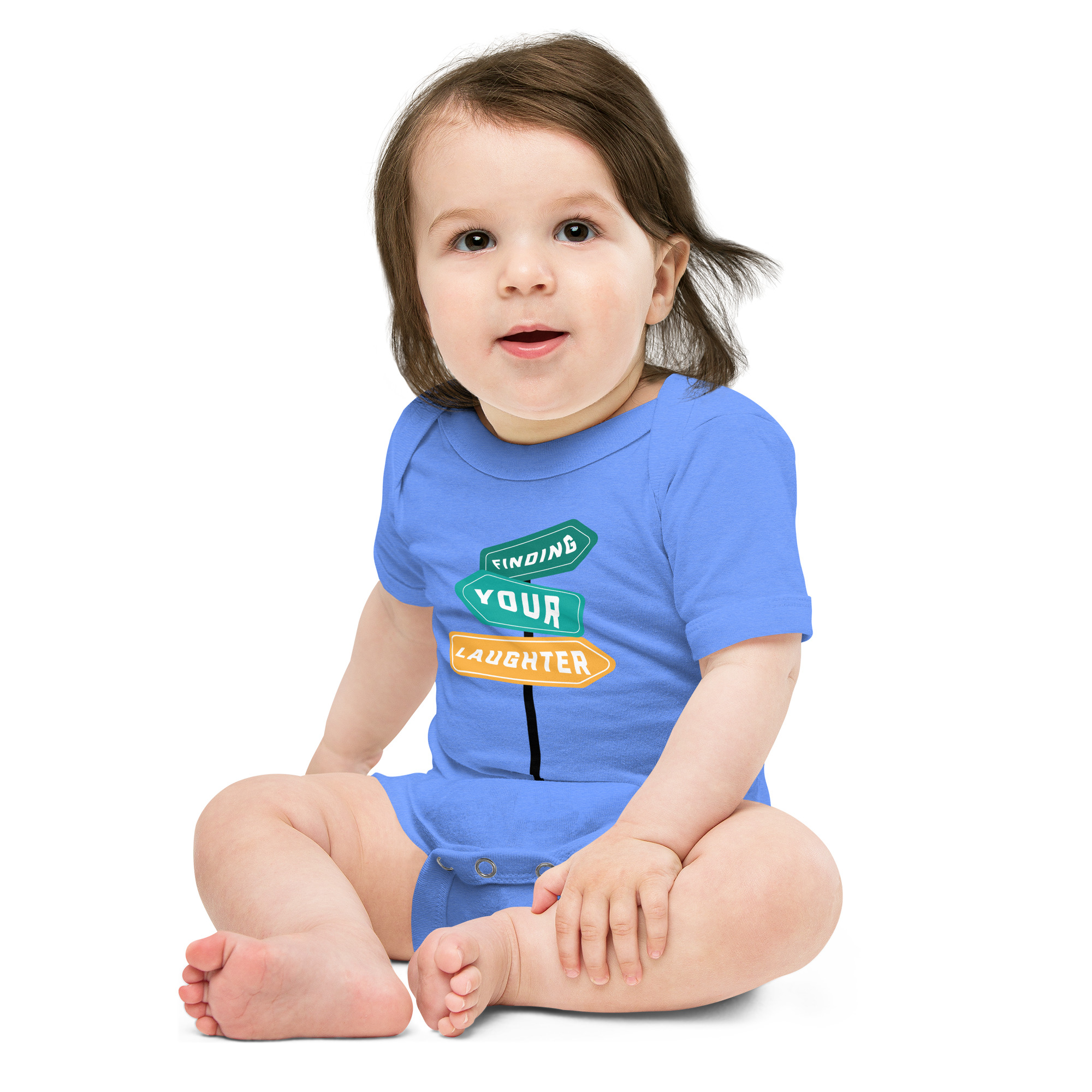 Finding Your Laughter Baby short sleeve one piece - Image 10