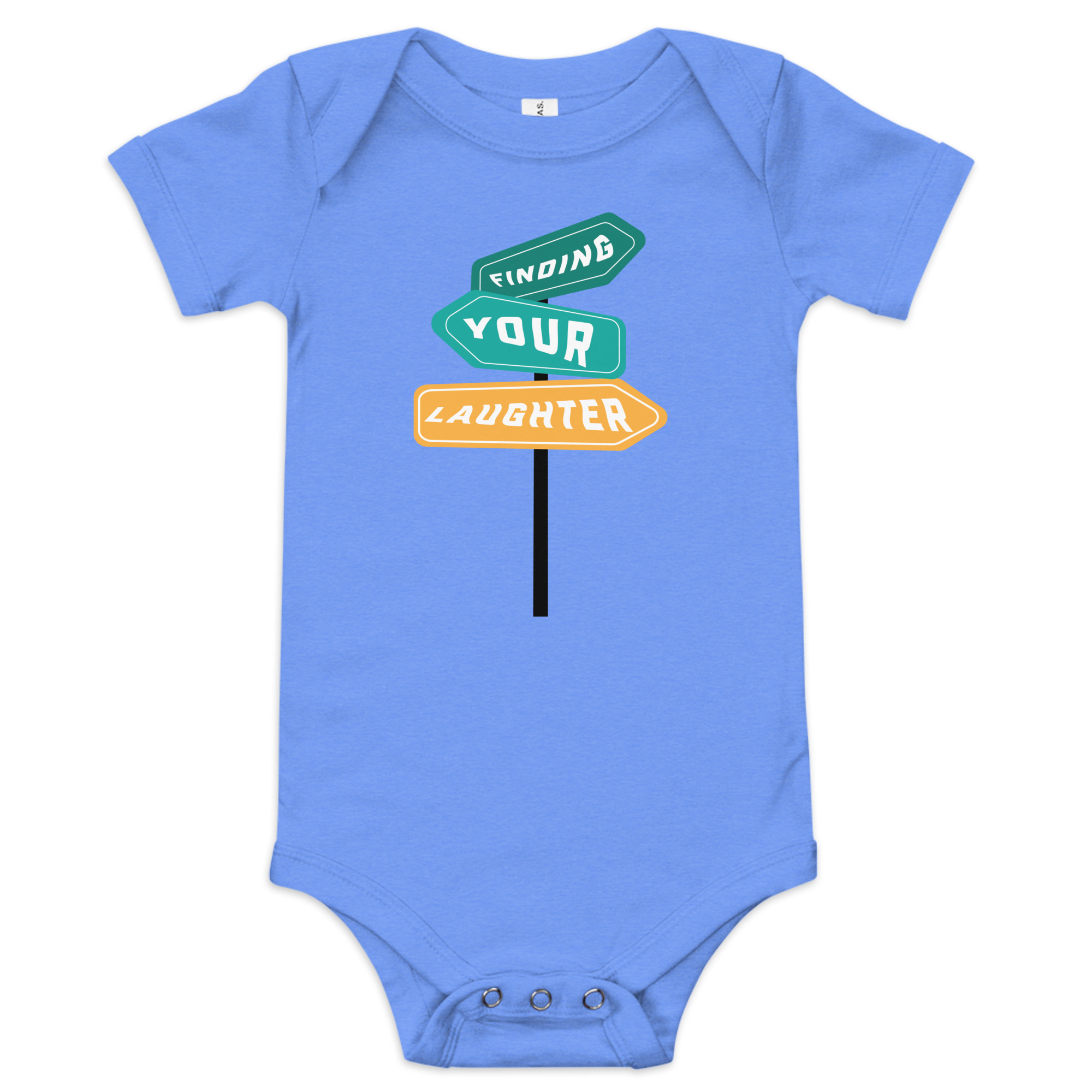 Finding Your Laughter Baby short sleeve one piece - Image 3