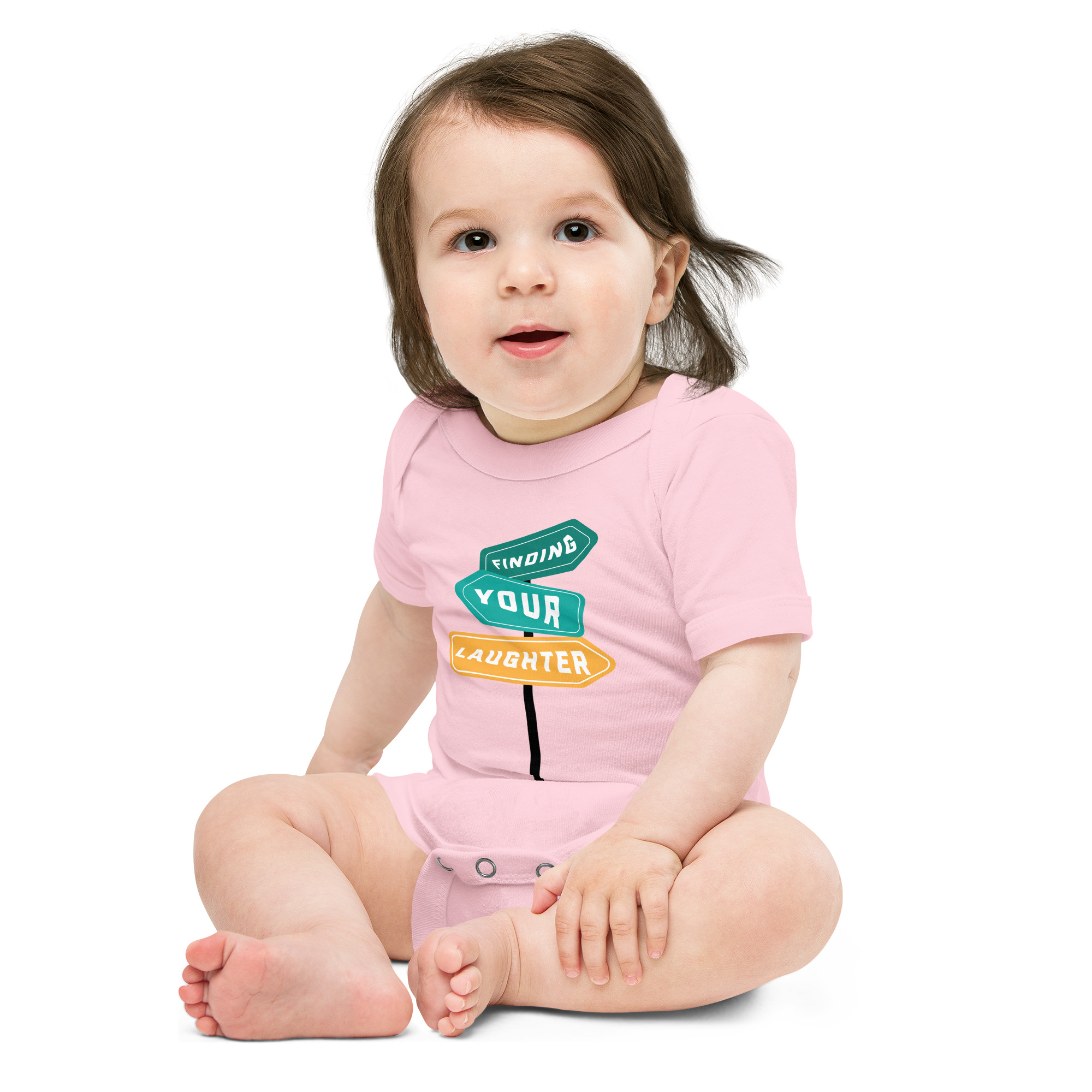 Finding Your Laughter Baby short sleeve one piece - Image 12
