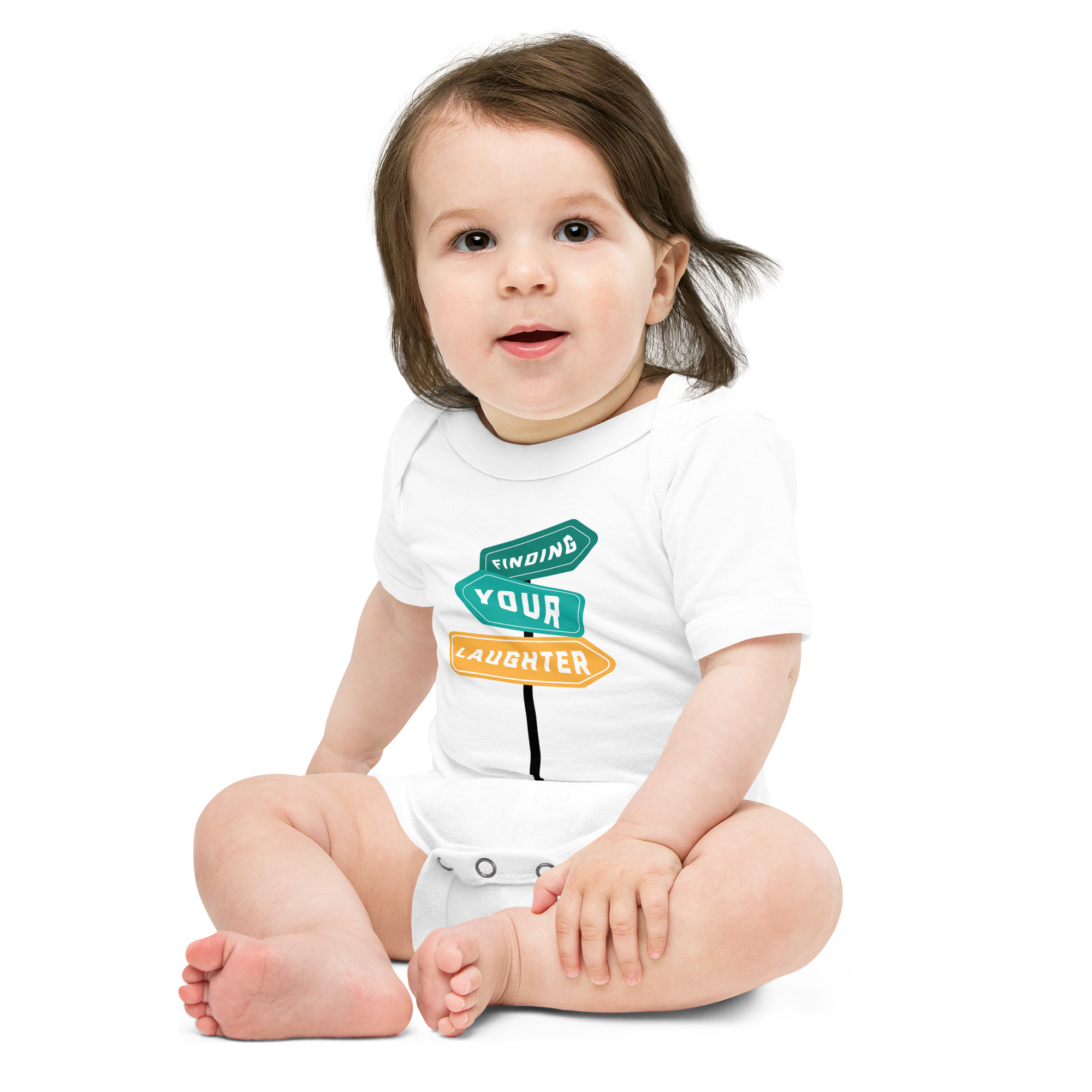 Finding Your Laughter Baby short sleeve one piece - Image 13