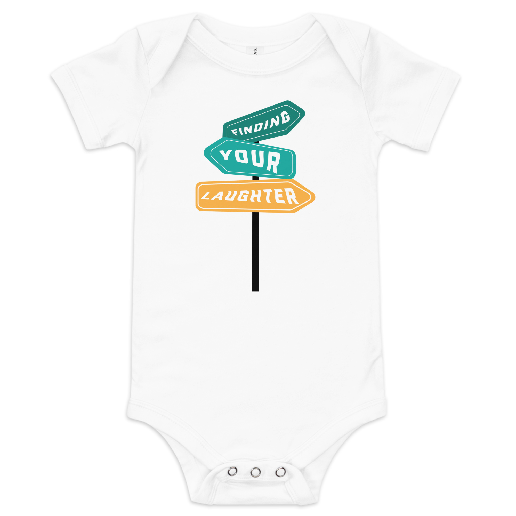 Finding Your Laughter Baby short sleeve one piece - Image 7