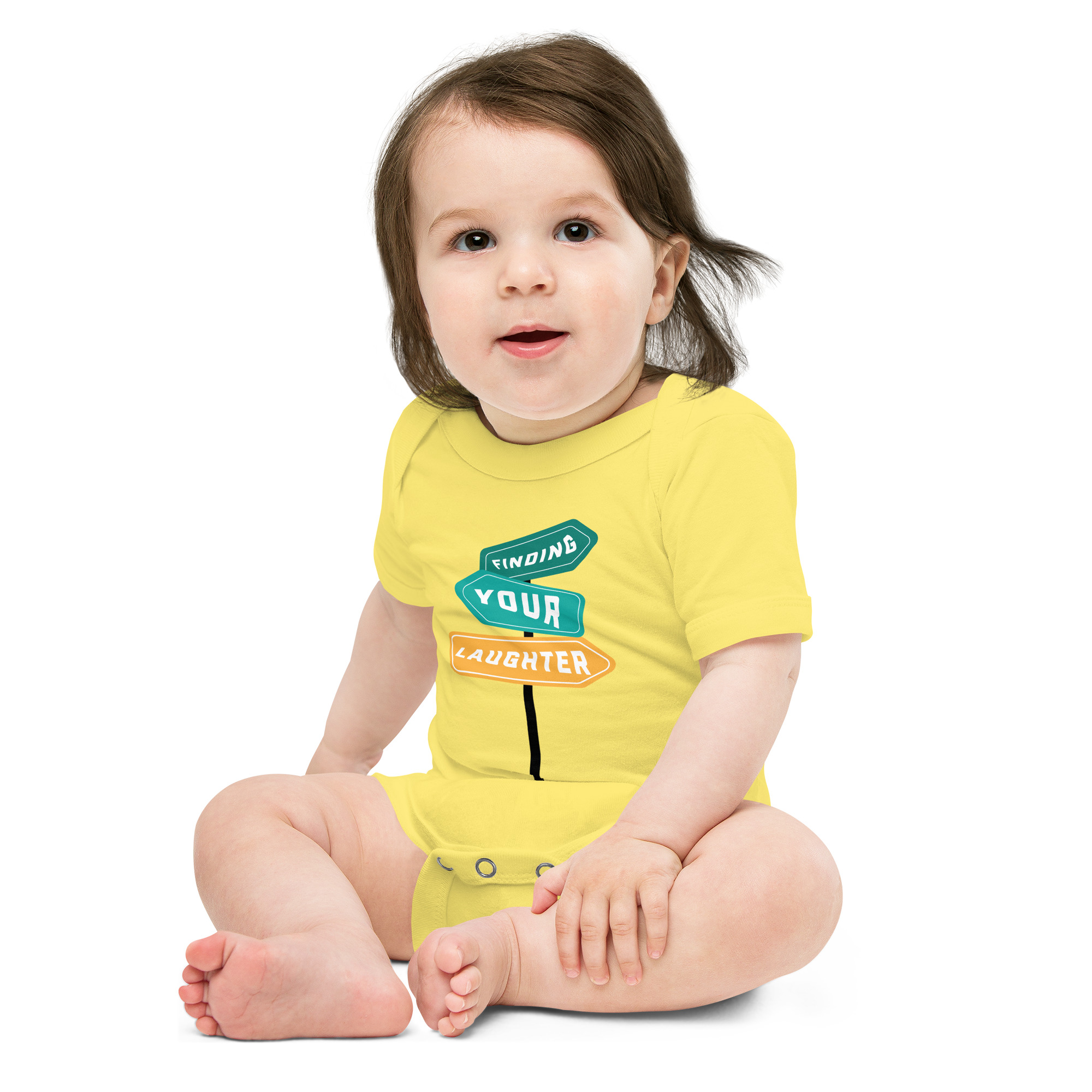 Finding Your Laughter Baby short sleeve one piece - Image 14