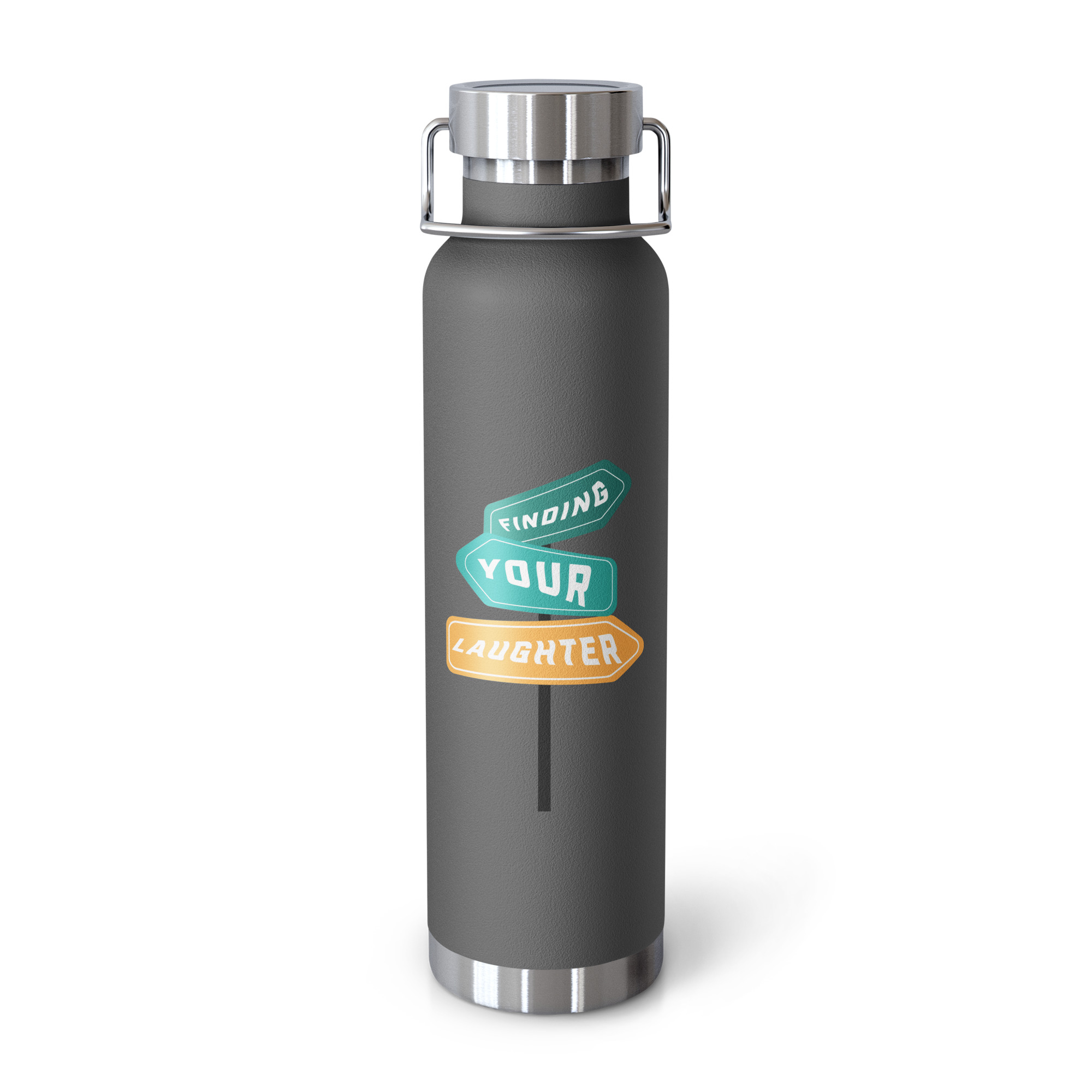 Finding Your Laughter - Copper Vacuum Insulated Bottle - Image 2
