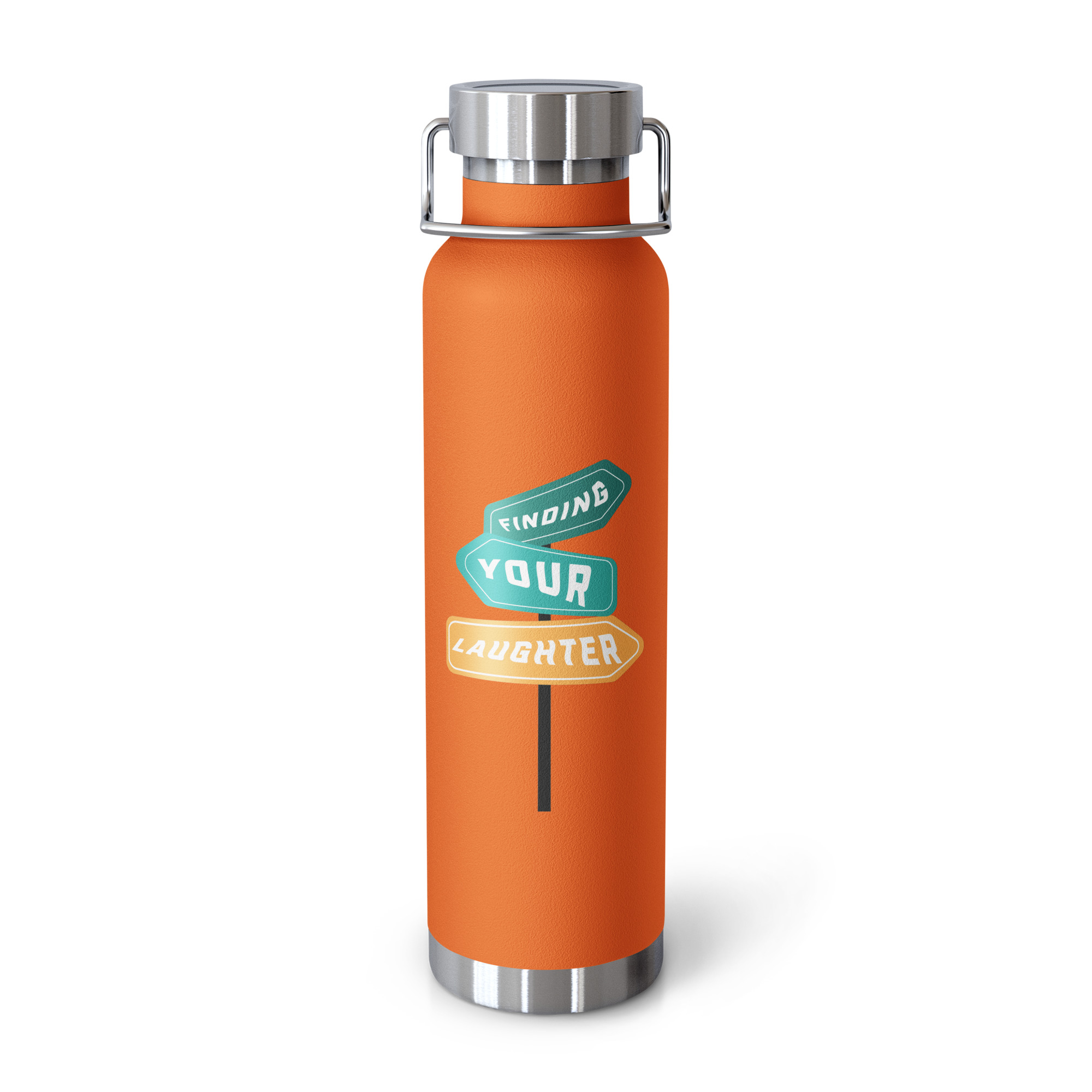 Finding Your Laughter - Copper Vacuum Insulated Bottle - Image 5