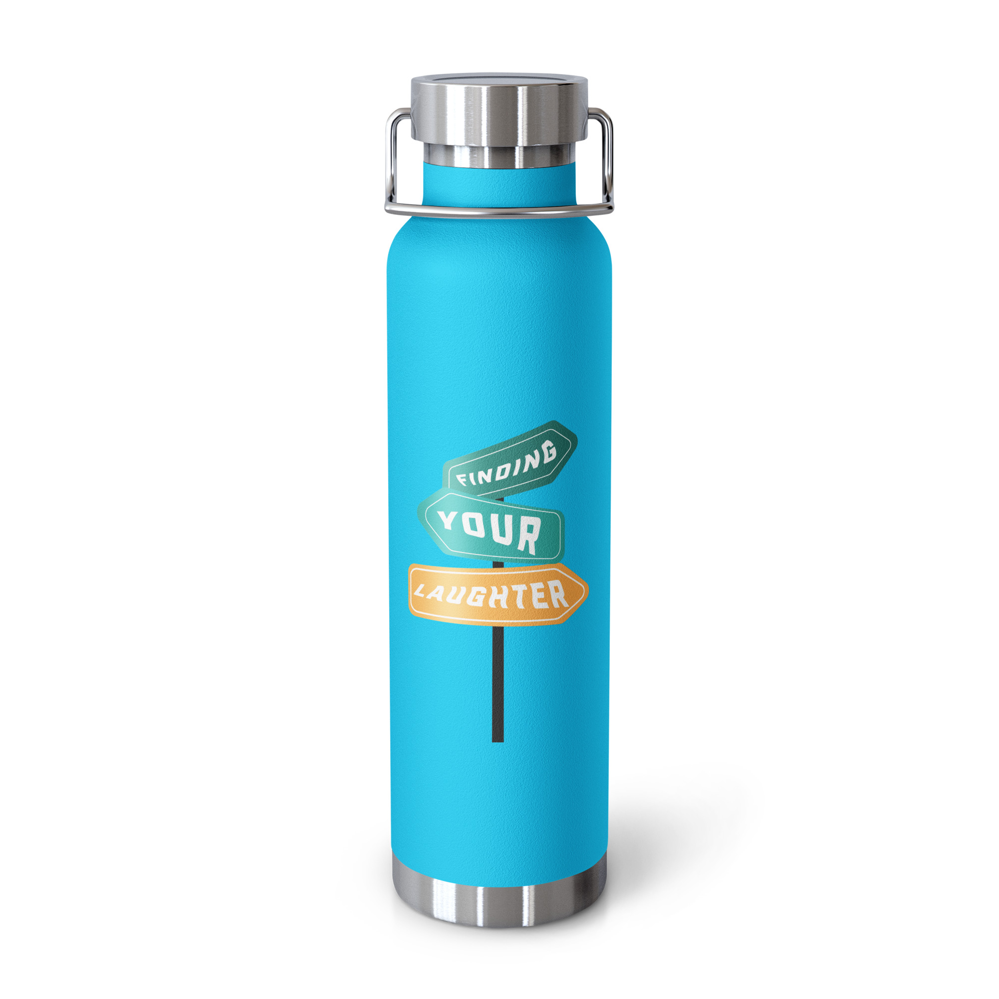 Finding Your Laughter - Copper Vacuum Insulated Bottle - Image 6
