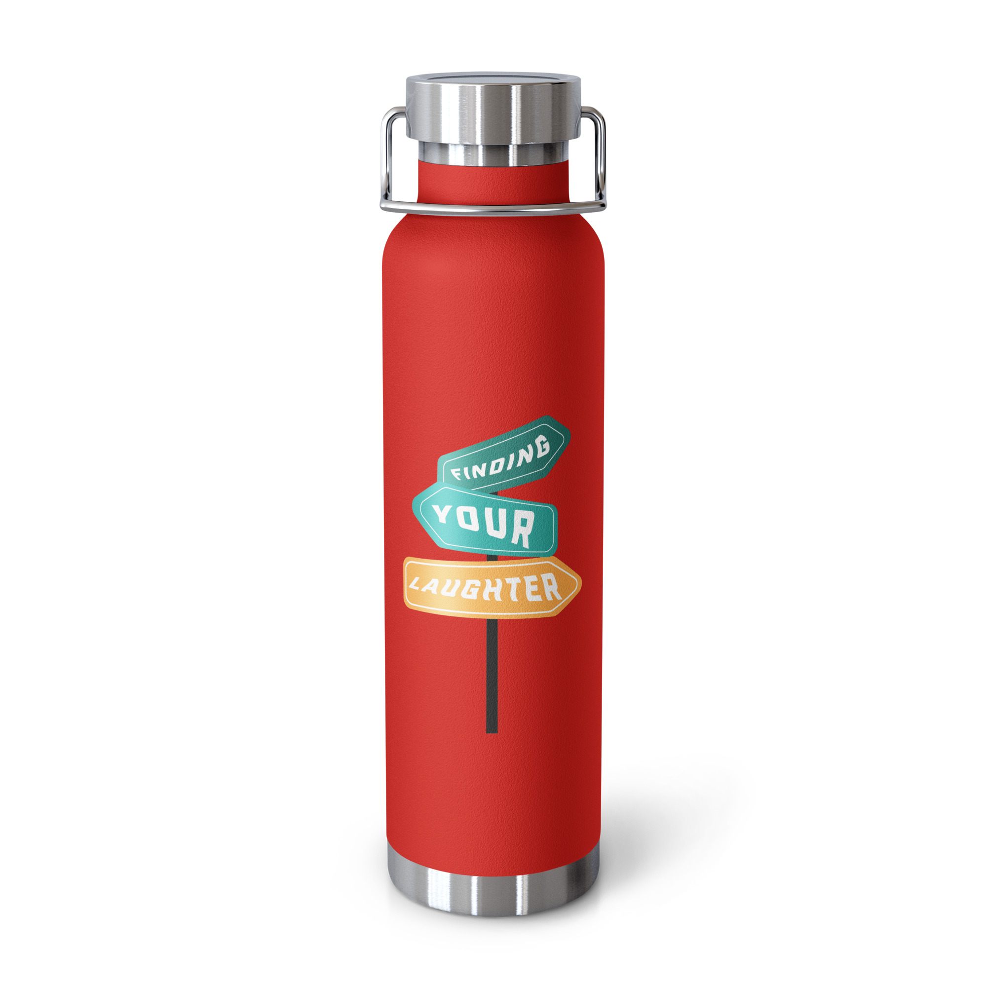 Finding Your Laughter - Copper Vacuum Insulated Bottle - Image 7