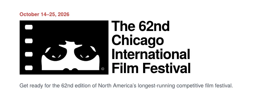 Finding Your Laughter Screening at The Chicago International Film Festival! October 17, 2026